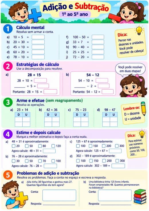Prévia: Adição e Subtração — Parte 1